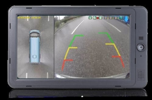 FHD-WZM-360-7Set, 7" 360 Monitor med AI, 360, GPS o DVR inbyggt